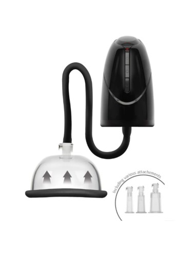 SHE.E.O - POMPA A VUOTO AUTOMATICA PER VAGINA E CLITORIDE NERA
