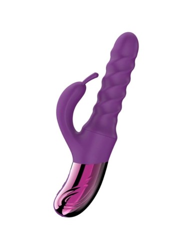 SHE.E.O - VIBRATORE A SPIRALE CON CONIGLIO VIOLA