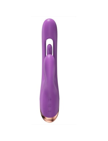 SHE.E.O - VIBRATORE PER IL PUNTO G A FORMA DI CONIGLIO CON MOVIMENTO DIGITALE VIOLA