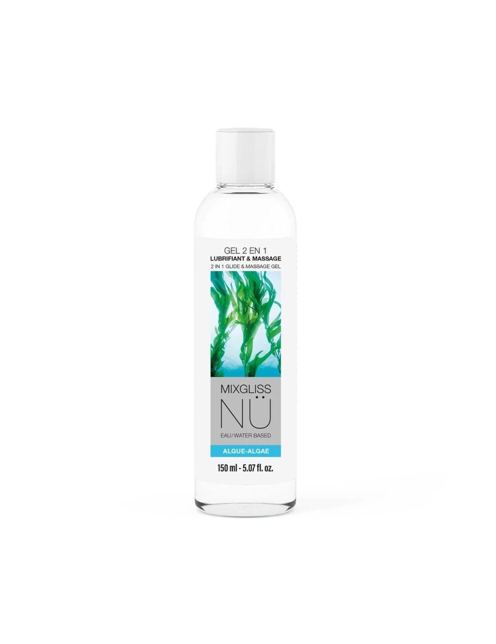 MIXGLISS - 2 IN 1 GEL LUBRIFICANTE E DA MASSAGGIO A BASE D'ACQUA NURU ALGAE 150 ML