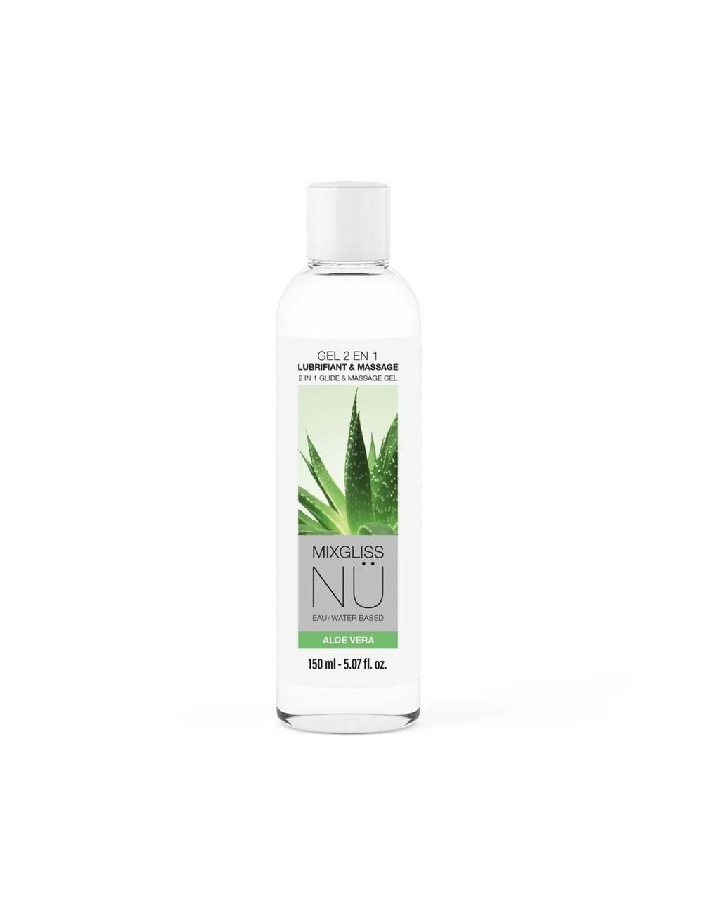 MIXGLISS - 2 IN 1 GEL LUBRIFICANTE E MASSAGGIANTE A BASE D'ACQUA NURU ALOE VERA 150 ML