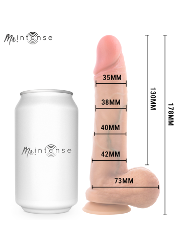 MR INTENSE - GARY S PENE IN SILICONE ULTRA-REALISTICO CON TESTICOLI 17,8 CM -Ø- 4,2 CM