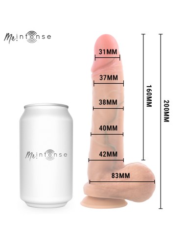 MR INTENSE - GARY M PENE IN SILICONE ULTRA-REALISTICO CON TESTICOLI 20 CM -Ø- 4,2 CM