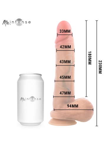 MR INTENSE - GARY L PENE IN SILICONE ULTRA-REALISTICO CON TESTICOLI 23 CM - Ø- 4,7 CM