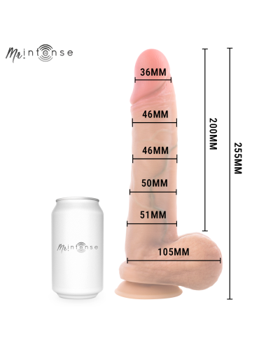 MR INTENSE - GARY XL PENE IN SILICONE ULTRA-REALISTICO CON TESTICOLI 25,5 CM -Ø- 5,1 CM
