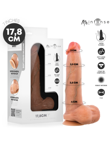 MR INTENSE - DILDO IN SILICONE DI BRUCE S CON TESTICOLI 17