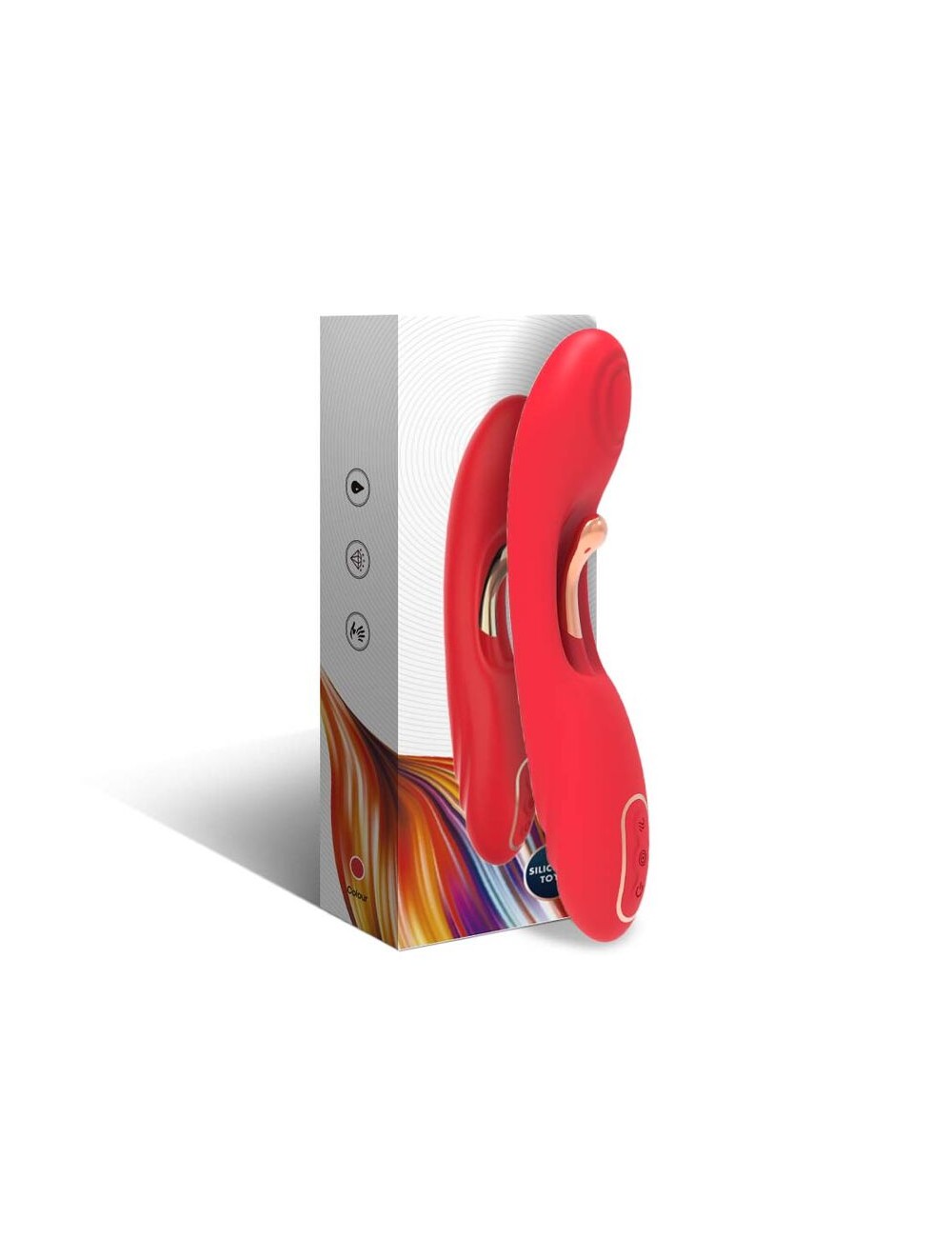ARMONY - VIBRATORE CON LINGUA OSCILLANTE ROSSO