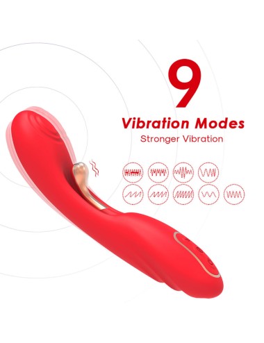ARMONY - VIBRATORE CON LINGUA OSCILLANTE ROSSO