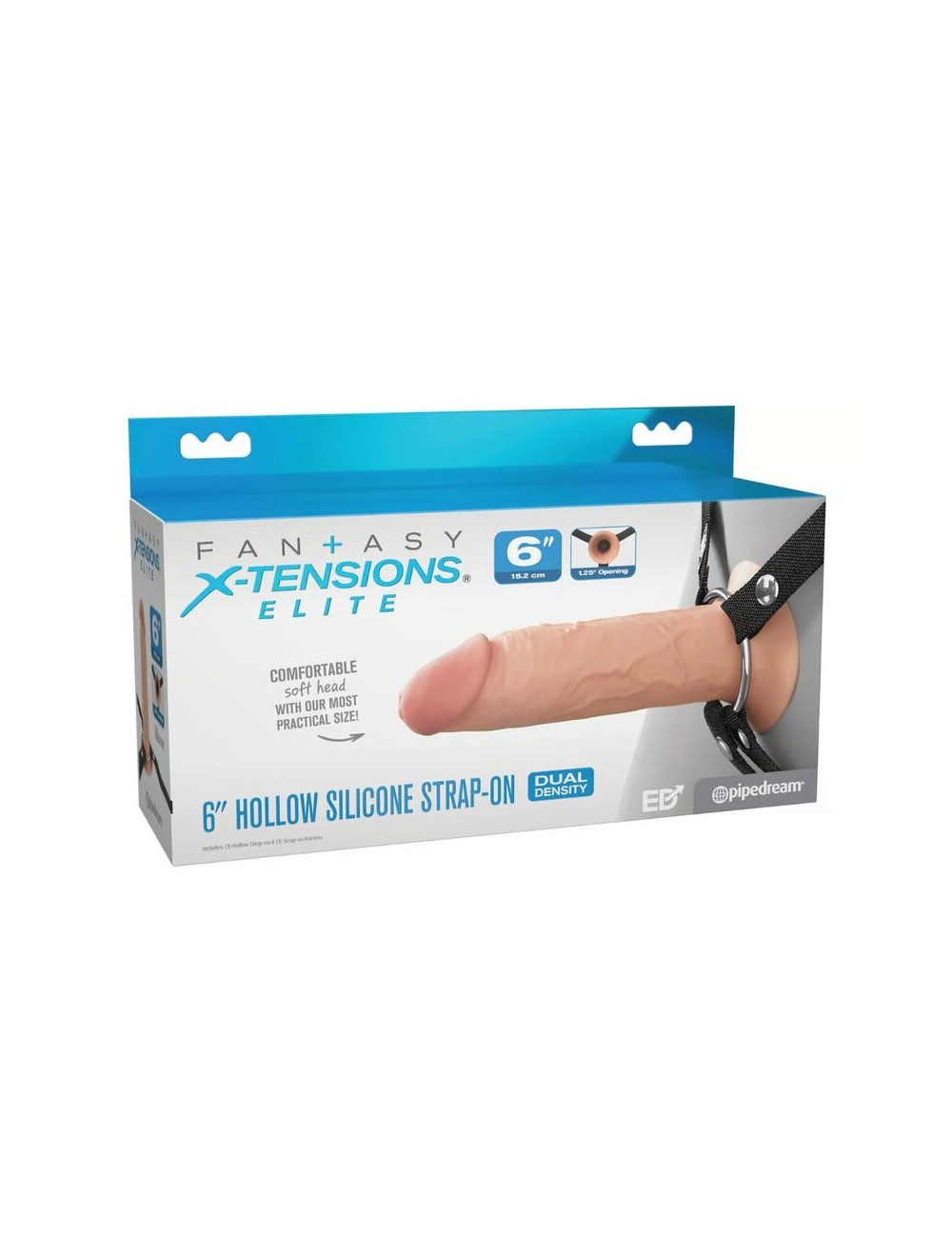 FANTASY X-TENSIONS ELITE - STRAP-ON IN SILICONE CAVO DA 15