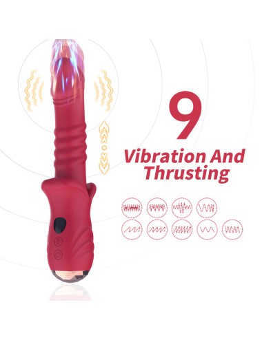 ARMONY - POINT A DILDO VIBRATORE STIMOLANTE ROSSO