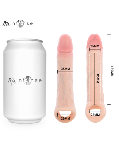 MR INTENSE - SIMON S COPRI PENE IN SILICONE 13 CM -Ø- 4 CM