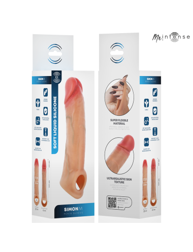 MR INTENSE - SIMON M CUSTODIA PER PENE IN SILICONE 14,5 CM -Ø- 4 CM