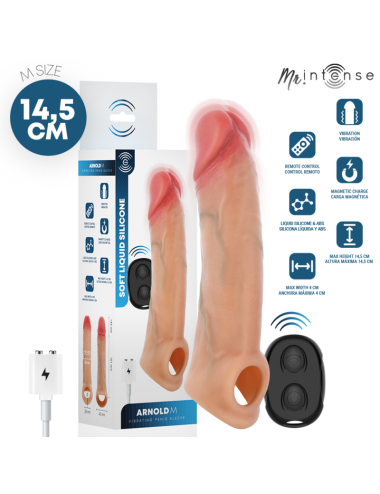 MR INTENSE - ARNOLD M VIBRATORE IN SILICONE PER PENE CON TELECOMANDO 14