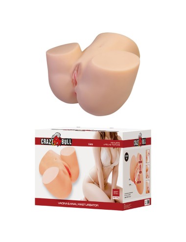 CRAZY BULL - LIORA XXL MASTURBATORE VIBRANTE DOPPIO VAGINALE E ANALE