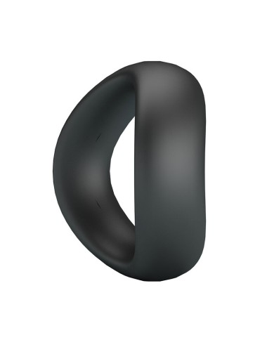 CRAZY BULL - VALEN ANELLO PER PENE ERGONOMICO IN SILICONE NERO