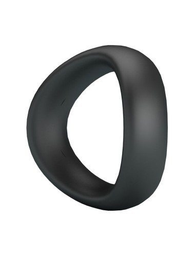 CRAZY BULL - VALEN ANELLO PER PENE ERGONOMICO IN SILICONE NERO