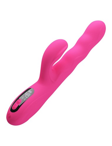 PRETTY LOVE - VIBRATORE A CONIGLIO MULTIFUNZIONE INVERNALE CON DISPLAY LED ROSA