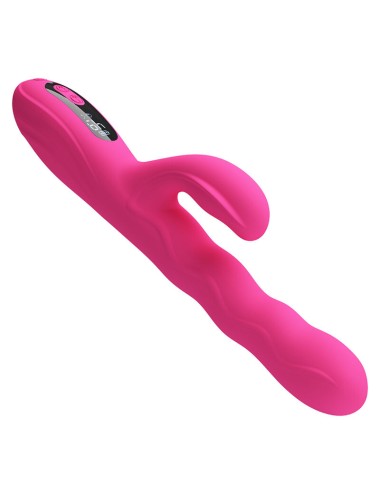 PRETTY LOVE - VIBRATORE A CONIGLIO MULTIFUNZIONE INVERNALE CON DISPLAY LED ROSA