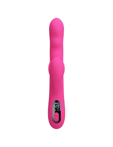 PRETTY LOVE - VIBRATORE A CONIGLIO MULTIFUNZIONE INVERNALE CON DISPLAY LED ROSA