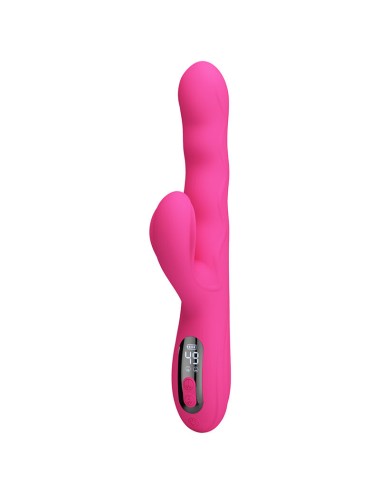 PRETTY LOVE - VIBRATORE A CONIGLIO MULTIFUNZIONE INVERNALE CON DISPLAY LED ROSA