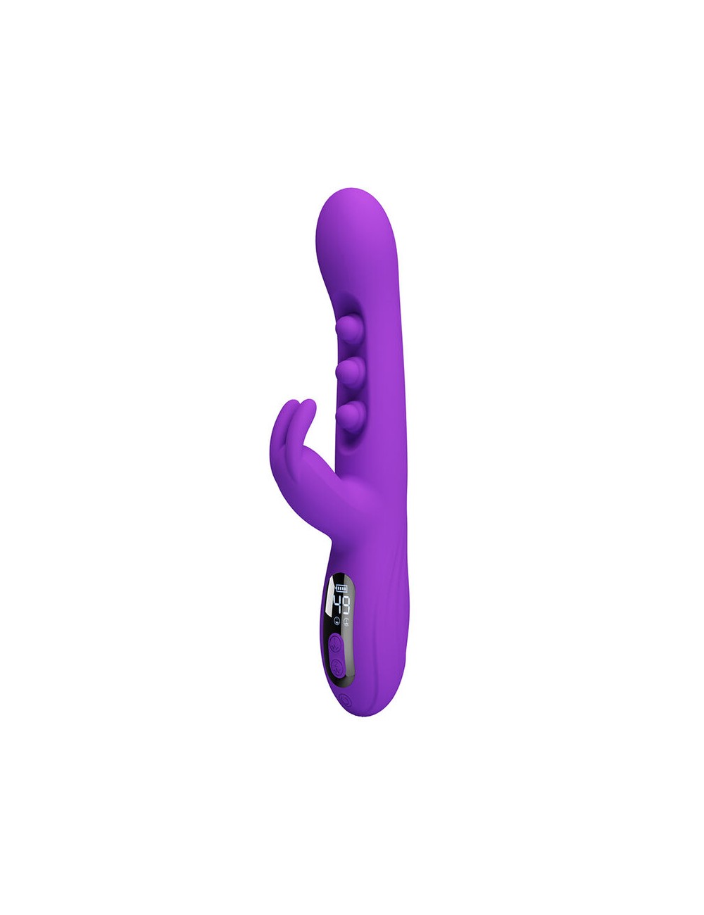 PRETTY LOVE - VIBRATORE A CONIGLIO SABIEN CON STIMOLAZIONE A PERCUSSIONE E LED VIOLA