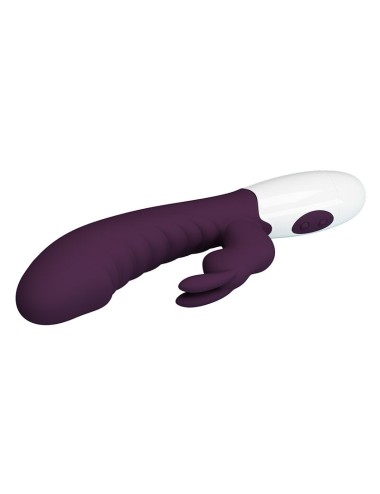 PRETTY LOVE - VIBRATORE A CONIGLIO NAUGHTY BUNNY A 30 FUNZIONI, VIOLA