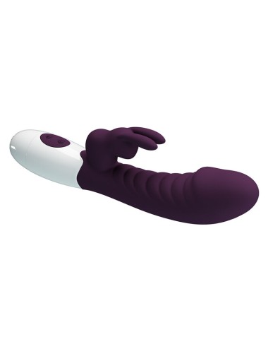 PRETTY LOVE - VIBRATORE A CONIGLIO NAUGHTY BUNNY A 30 FUNZIONI, VIOLA