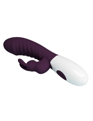 PRETTY LOVE - VIBRATORE A CONIGLIO NAUGHTY BUNNY A 30 FUNZIONI, VIOLA