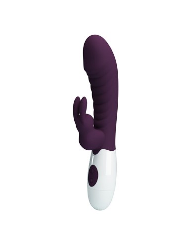 PRETTY LOVE - VIBRATORE A CONIGLIO NAUGHTY BUNNY A 30 FUNZIONI, VIOLA