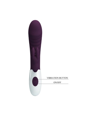 PRETTY LOVE - VIBRATORE A CONIGLIO NAUGHTY BUNNY A 30 FUNZIONI, VIOLA