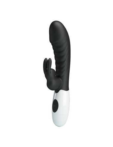 PRETTY LOVE - VIBRATORE A CONIGLIO NAUGHTY BUNNY CON 30 FUNZIONI NERO