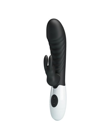 PRETTY LOVE - VIBRATORE A CONIGLIO NAUGHTY BUNNY CON 30 FUNZIONI NERO