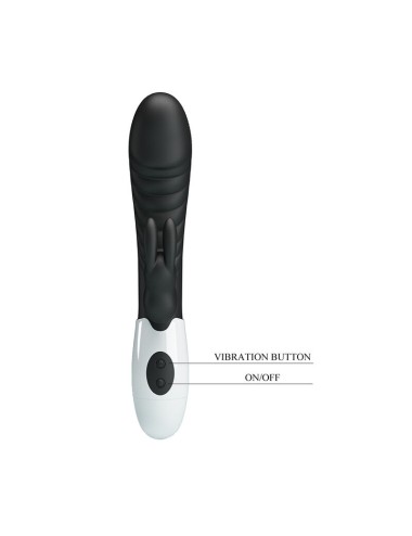 PRETTY LOVE - VIBRATORE A CONIGLIO NAUGHTY BUNNY CON 30 FUNZIONI NERO