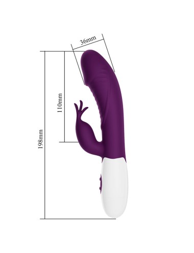 PRETTY LOVE - VIBRATORE A CONIGLIO ROGUE MUSE 30 FUNZIONI VIOLA