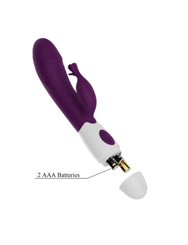 PRETTY LOVE - VIBRATORE A CONIGLIO ROGUE MUSE 30 FUNZIONI VIOLA