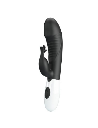 PRETTY LOVE - VIBRATORE A CONIGLIO RASMUSSEN 30 FUNZIONI NERO