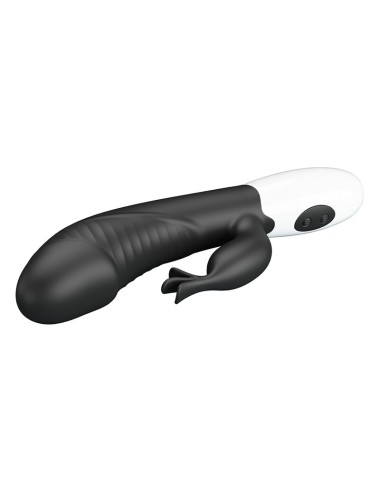 PRETTY LOVE - VIBRATORE A CONIGLIO RASMUSSEN 30 FUNZIONI NERO
