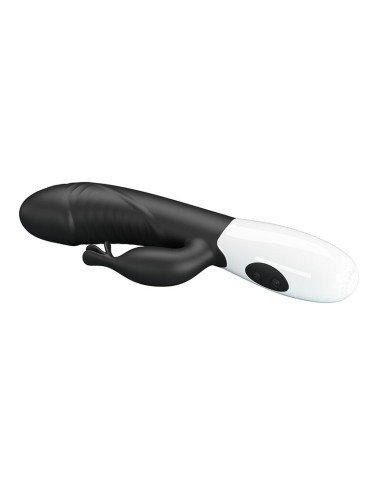 PRETTY LOVE - VIBRATORE A CONIGLIO RASMUSSEN 30 FUNZIONI NERO