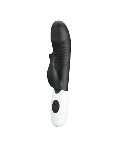 PRETTY LOVE - VIBRATORE A CONIGLIO RASMUSSEN 30 FUNZIONI NERO
