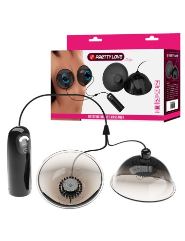 PRETTY LOVE - STIMOLATORE ROTANTE PER CAPEZZOLI CON ASPIRAZIONE