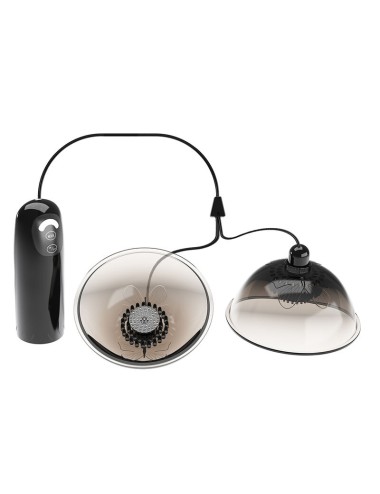 PRETTY LOVE - STIMOLATORE ROTANTE PER CAPEZZOLI CON ASPIRAZIONE, NERO