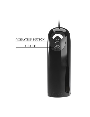PRETTY LOVE - STIMOLATORE ROTANTE PER CAPEZZOLI CON ASPIRAZIONE, NERO