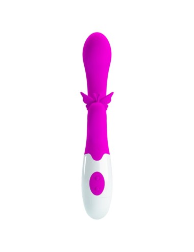 PRETTY LOVE - VIBRATORE A CONIGLIO BUTTERFLY KISS 30 FUNZIONI VIOLA