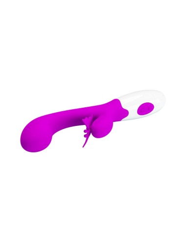 PRETTY LOVE - VIBRATORE A CONIGLIO BUTTERFLY KISS 30 FUNZIONI VIOLA