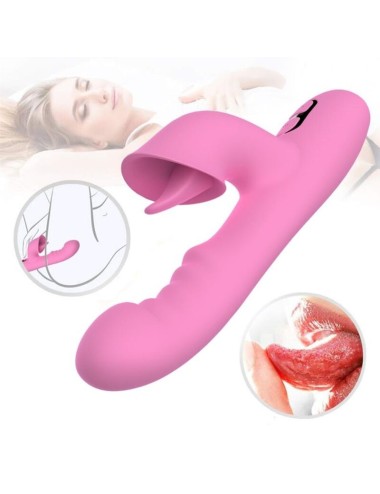 NALONE - T-MAY VIBRATORE MAGIC STICK RABBIT - ROSA