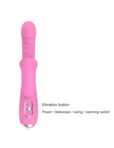 NALONE - T-MAY VIBRATORE MAGIC STICK RABBIT - ROSA