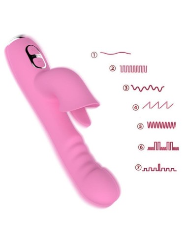 NALONE - T-MAY VIBRATORE MAGIC STICK RABBIT - ROSA