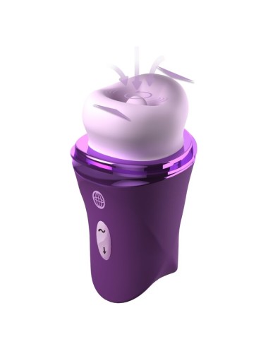 FANTASY FOR HER - LUSH KISS PELUCHE VIOLA STIMOLATORE CLITORIDEO A SUZIONE E LECCHIO