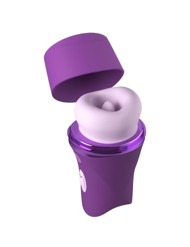 FANTASY FOR HER - LUSH KISS PELUCHE VIOLA STIMOLATORE CLITORIDEO A SUZIONE E LECCHIO