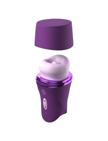 FANTASY FOR HER - LUSH KISS PELUCHE VIOLA STIMOLATORE CLITORIDEO A SUZIONE E LECCHIO